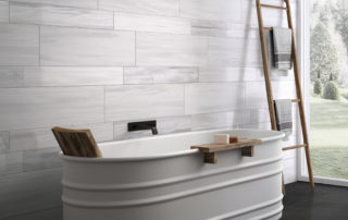 Wandfliesen für das Bad im Formatmix