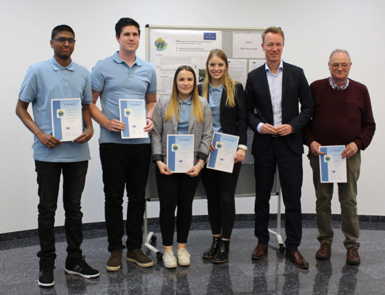 Gruppenfoto der Energyscouts von Villery & Boch Fliesen